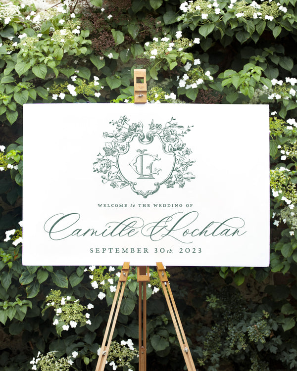 Camille Welcome Sign Digital File