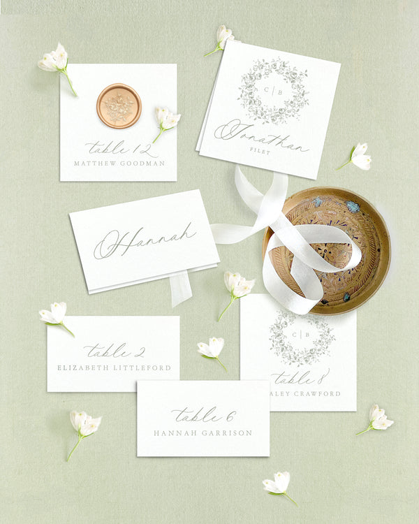 Cecilia Escort and Place Cards