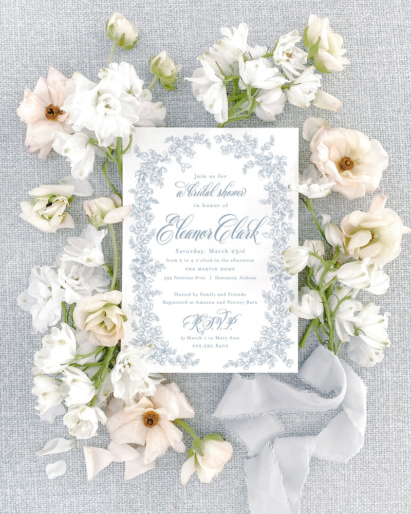Bridal Shower and Luncheon Invitations