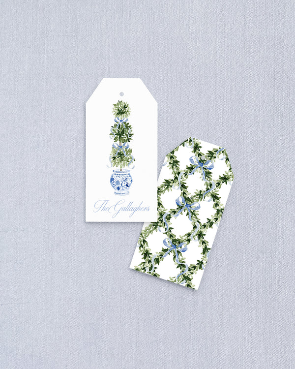 Chinoiserie Topiary Gift Tag