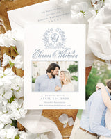 Eleanor Front Photo Save the Date with Envelope
