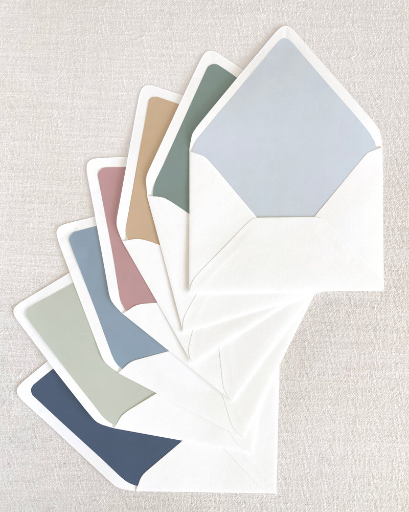 Solid Color Envelope Liners