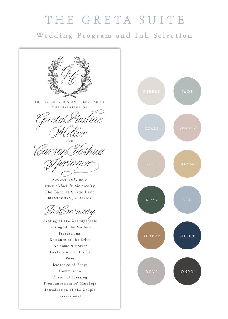 Wedding Programs