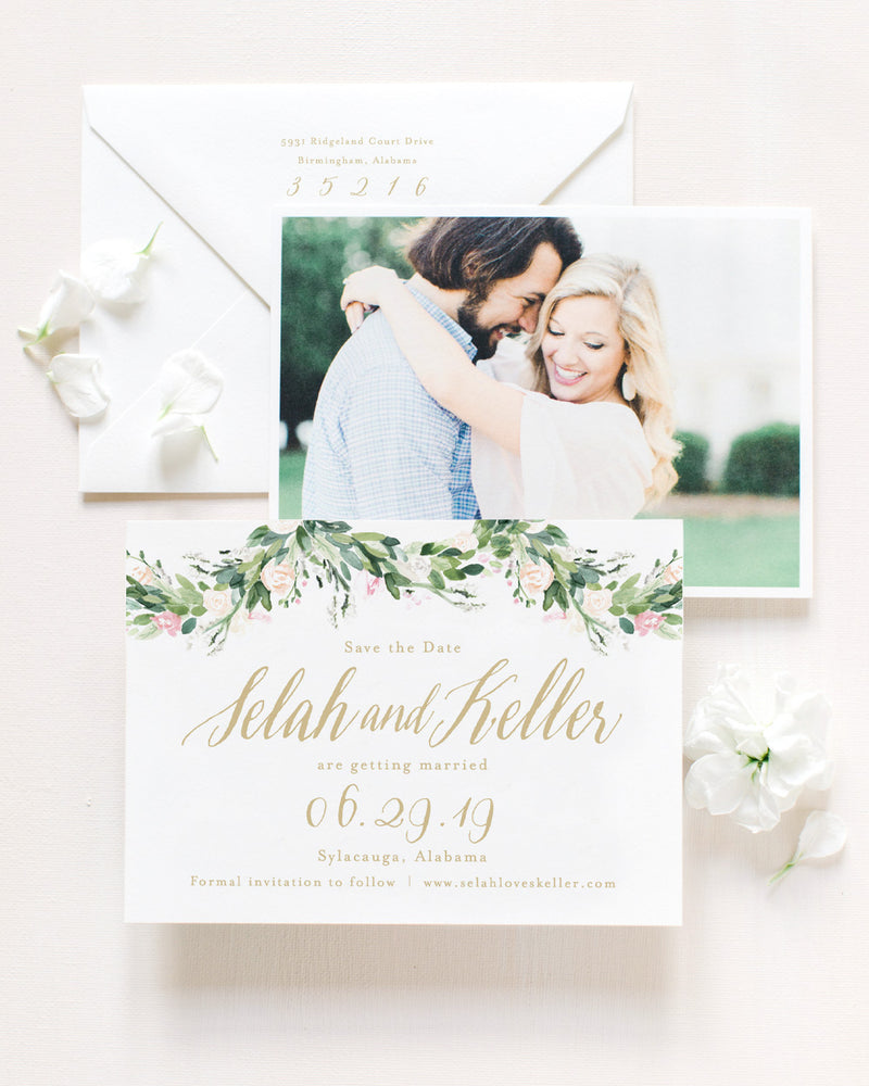 Selah Save the Date with Envelope
